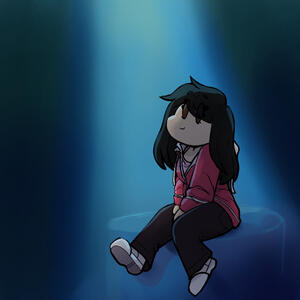 My persona but wearing Rose Tyler's clothes